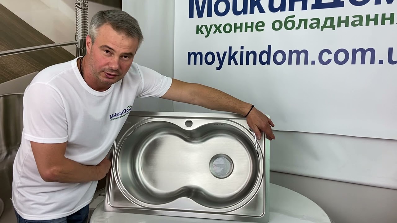 Кухонная мойка из нержавейки ASIL AS 188. Мойкин дом