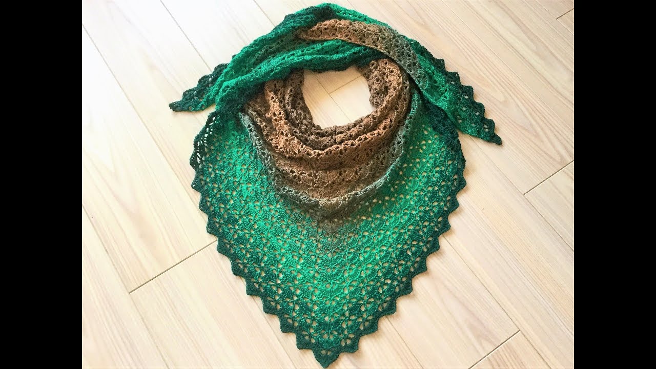 South Bay Shawl, chusta na szydełku, cz.2