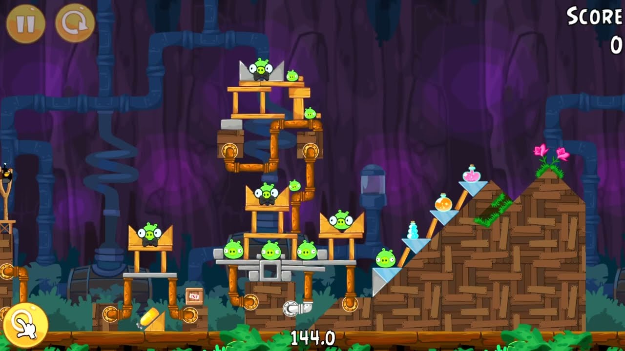 🧪 Angry Birds Classic - Short Fuse Part 3 ⭐⭐⭐ Three Stars Gameplay Walkthrough All Levels