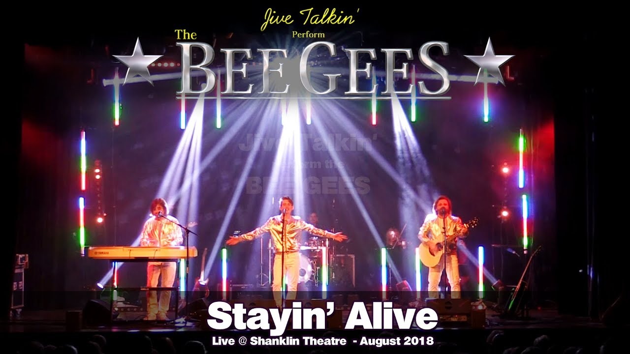Stayin' Alive - Jive Talkin' Bee Gees Tribute Band -  Live @ Shanklin Theatre - Aug 2018