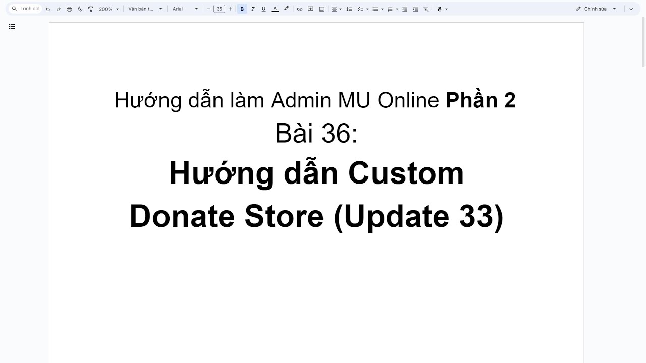 Hướng dẫn l&agrave;m Admin MU Online Phần 2 B&agrave;i 36: Hướng dẫn Custom Donate Store (Update 33)