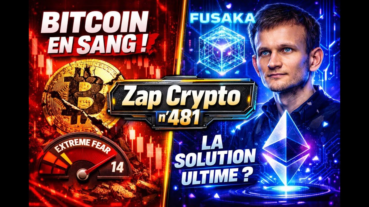 KRACH BITCOIN : La Peur est EXTR&Ecirc;ME ! Vitalik R&Eacute;VOLUTIONNE Ethereum (Fusaka) ?