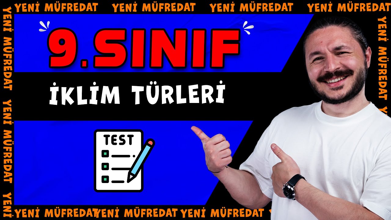 İklim tipleri soru çözümü📕 3.ünite 🔴 9.sınıf coğrafya | 2025