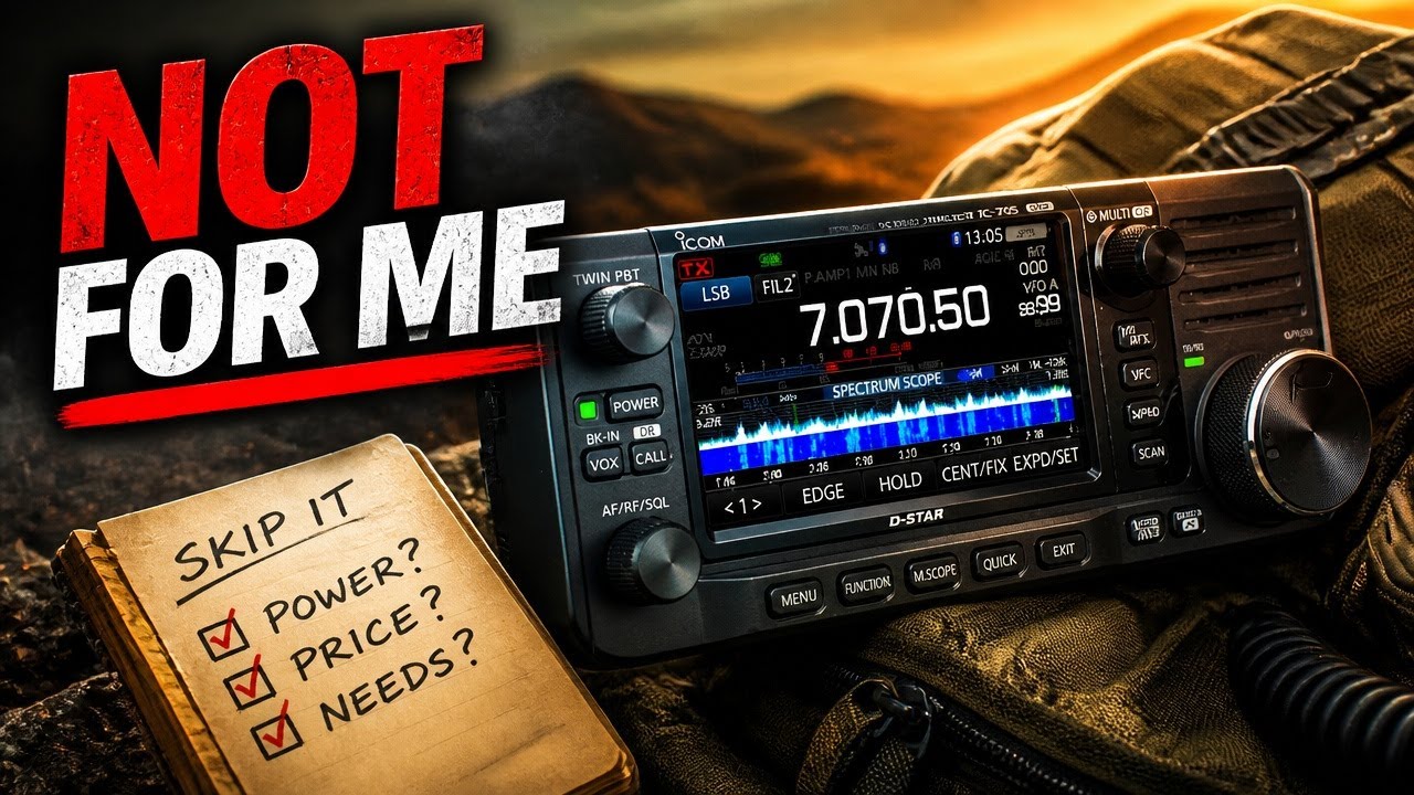 Why I Won't Buy An Icom  IC-705