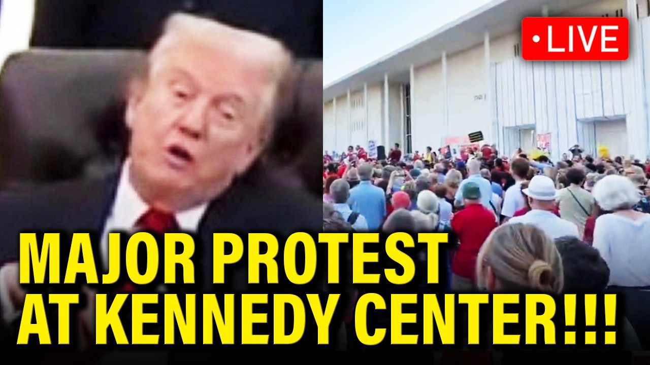🚨LIVE: Protests ERUPT at Kennedy Center&hellip;