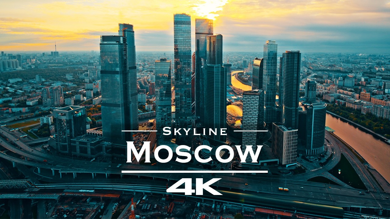 The Incredible Moscow Skyline in 4K 🚁 | Day & Night Drone Footage of Moscow City