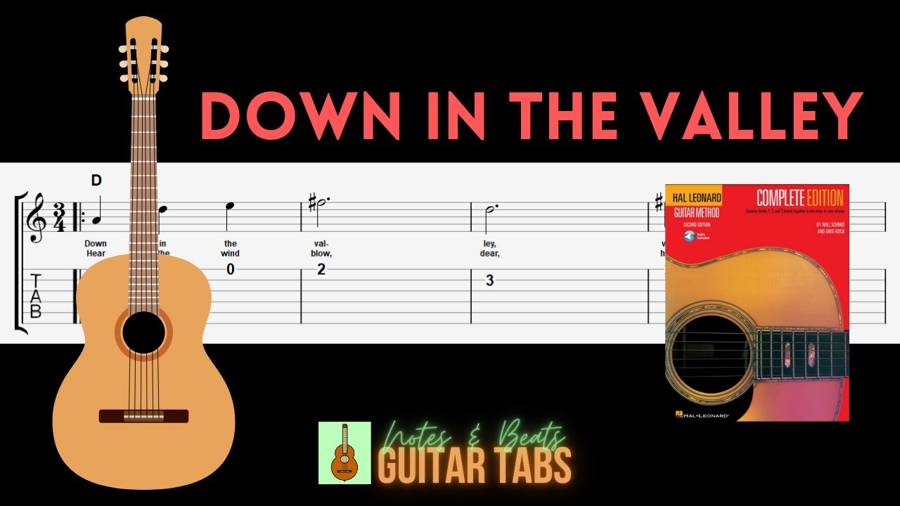 (67 of 70) Hal Leonard Book 1- Down in the Valley GUITAR TAB