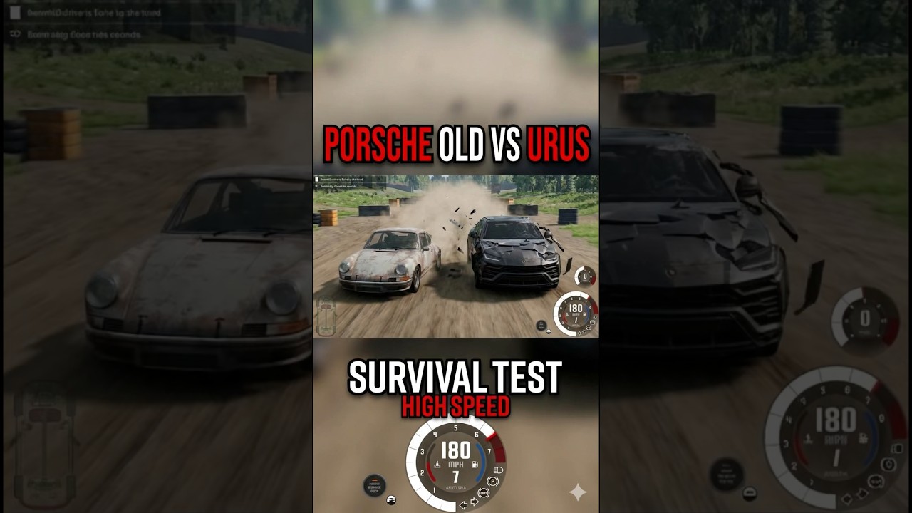 Supercars vs High Speed Survival Test 