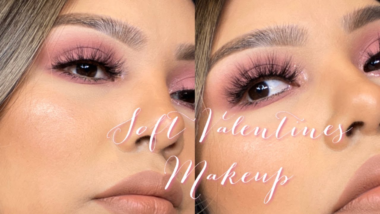 SOFT VALENTINES MAKEUP LOOK || LILLY LASHES STYLE MIAMI  || ADHAYGLAM