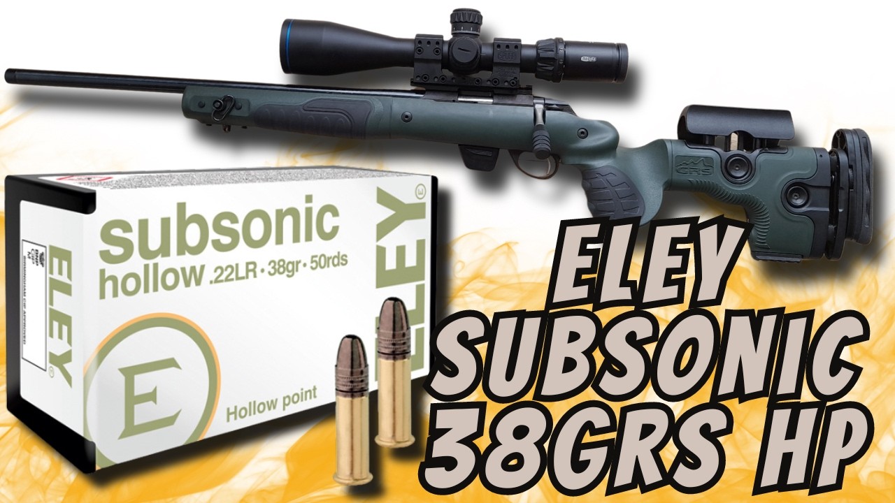 Is This the BEST Subsonic Ammo for Hunting? 50 yard Eley Subsonic 38grs HP Review! 🇬🇧