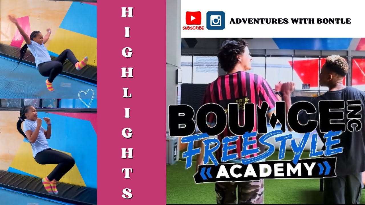 First time at the BOUNCE Freestyle Academy Holiday Camp