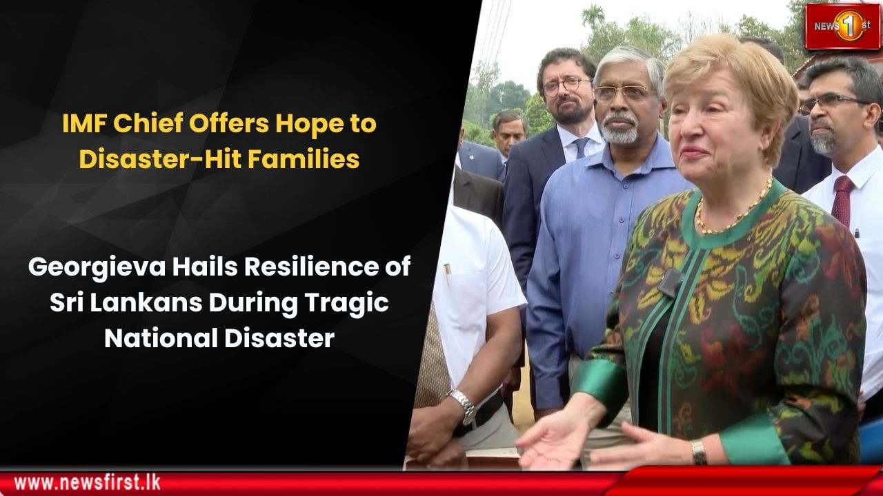 IMF Chief Offers Hope to Disaster-Hit Families