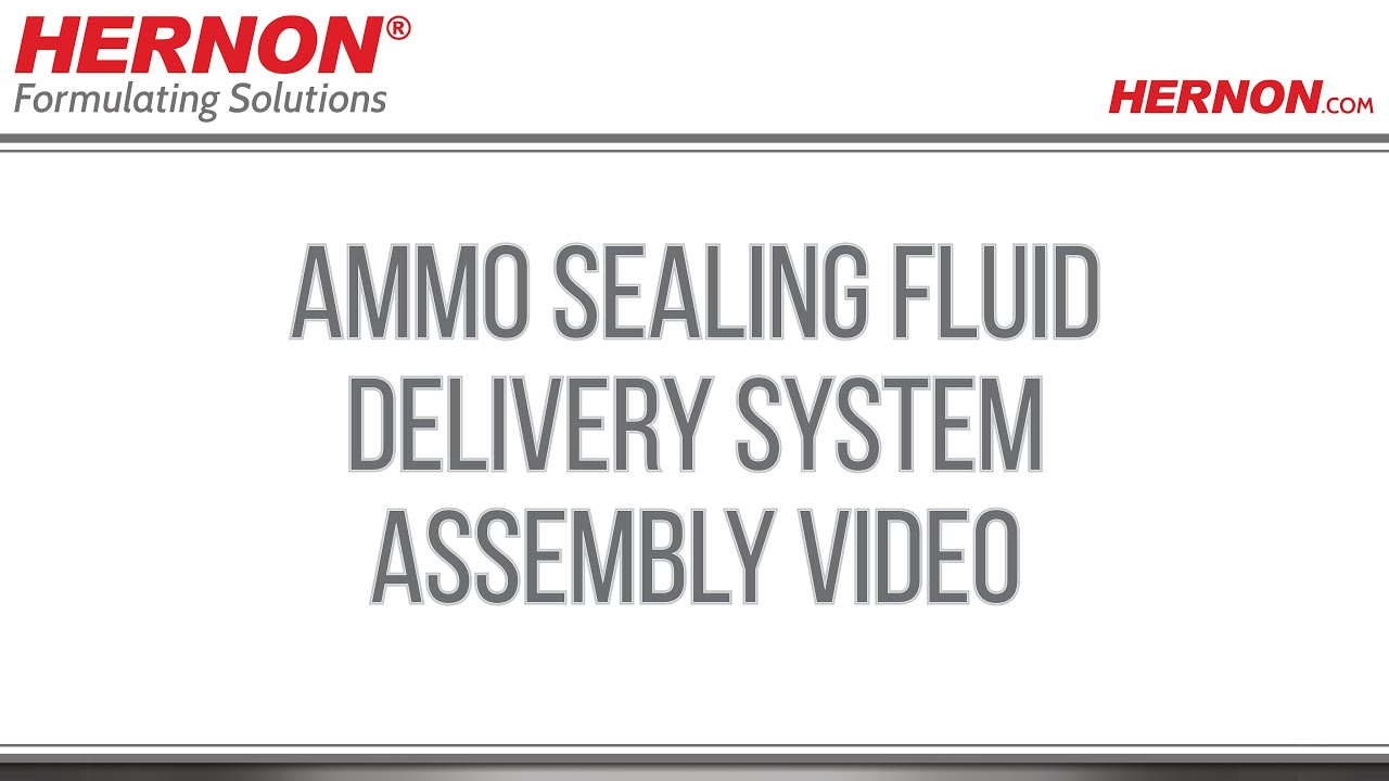 Ammo Sealing Fluid Delivery System Assembly Video