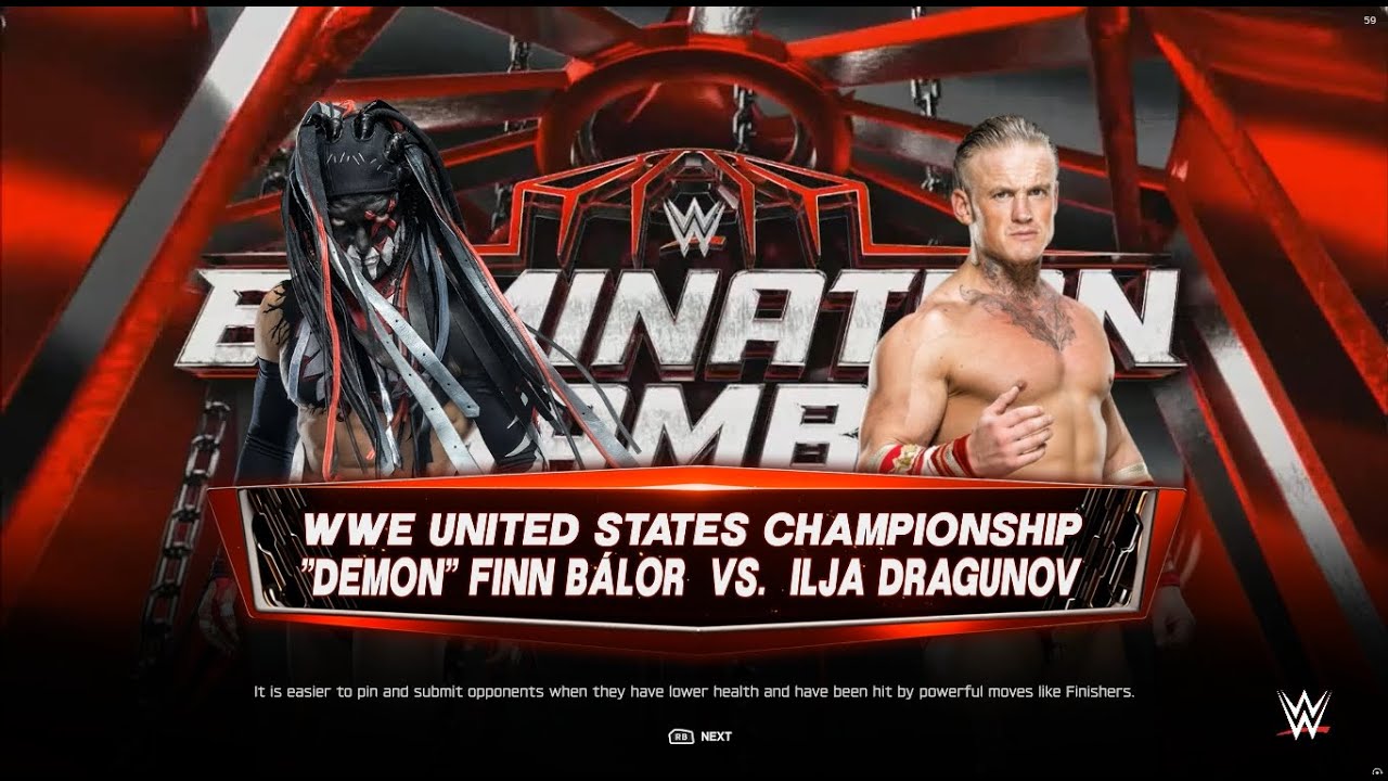PART II: THE DEMON RETURNS! Ilja Dragunov vs The Demon Finn Bálor – US Open Challenge | WWE 2K25