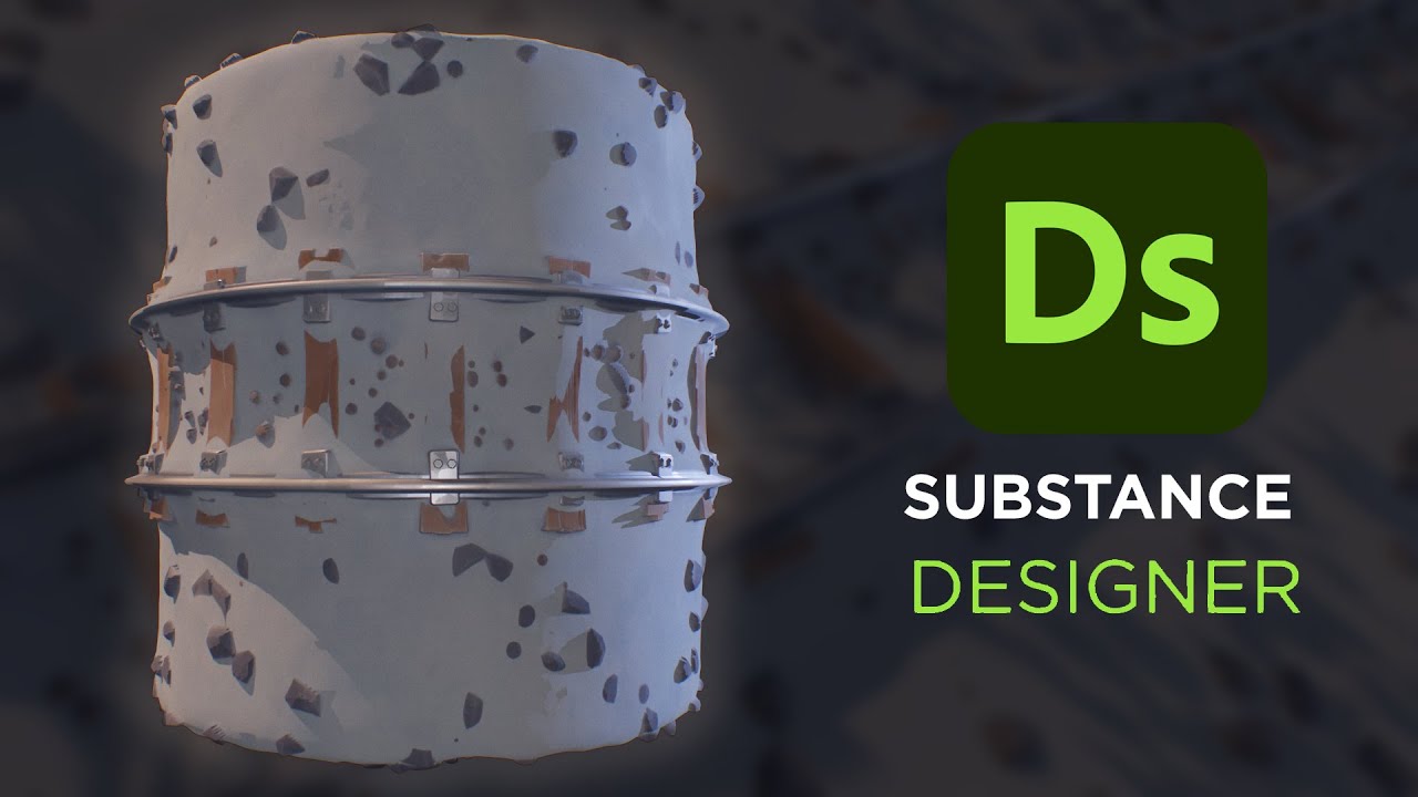 Rail Track on Snow | Substance Designer