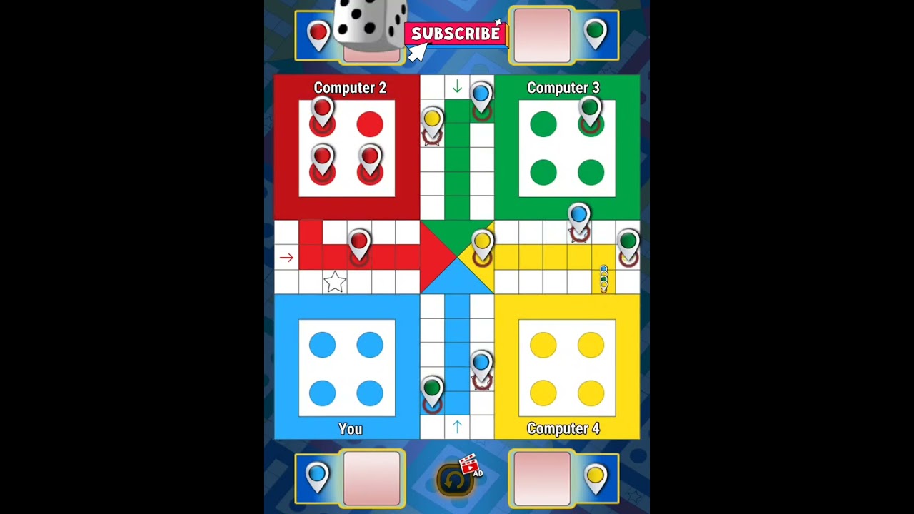 Ludo King |  4 player gameplay | wildgaming | Ludo gameplay | Ludo King