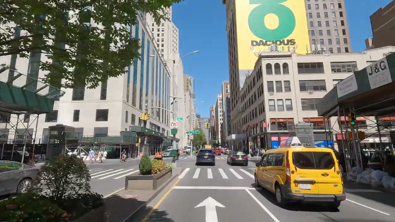 New York Driving Experience #12 | Sunny in New York City