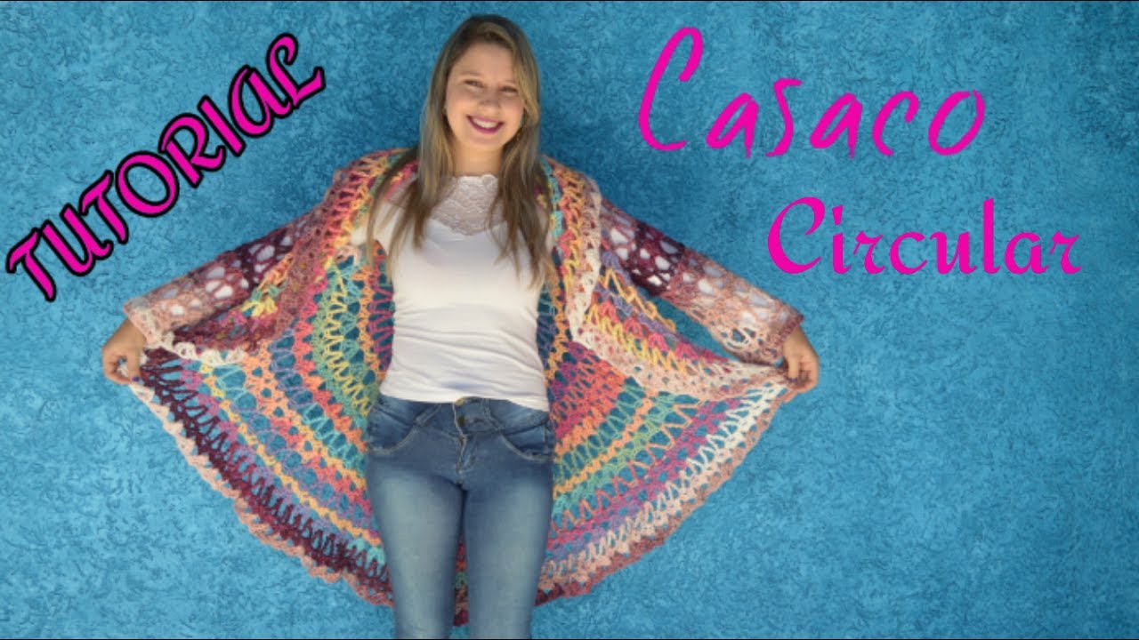 TUTORIAL -  Casaco circular   Batik max