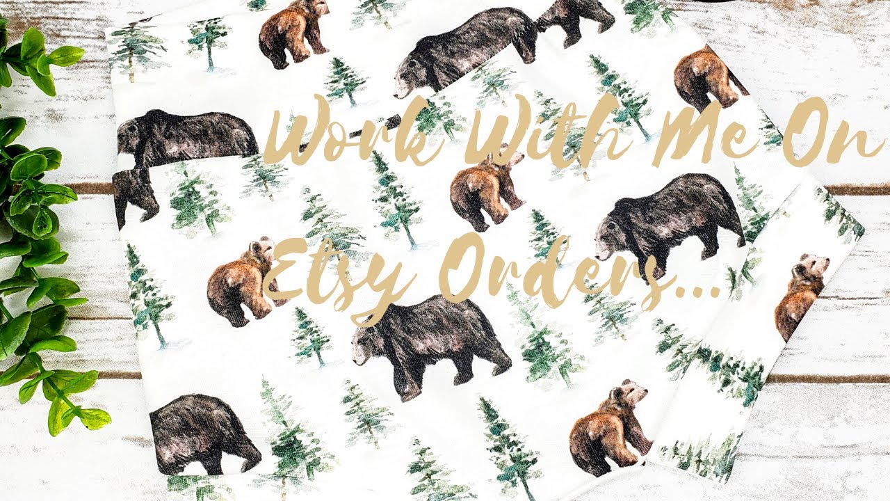 WORK WITH ME ON MY ETSY ORDERS | A DAY IN MY LIFE RUNNING A SUCCESSFUL ETSY BUSINESS