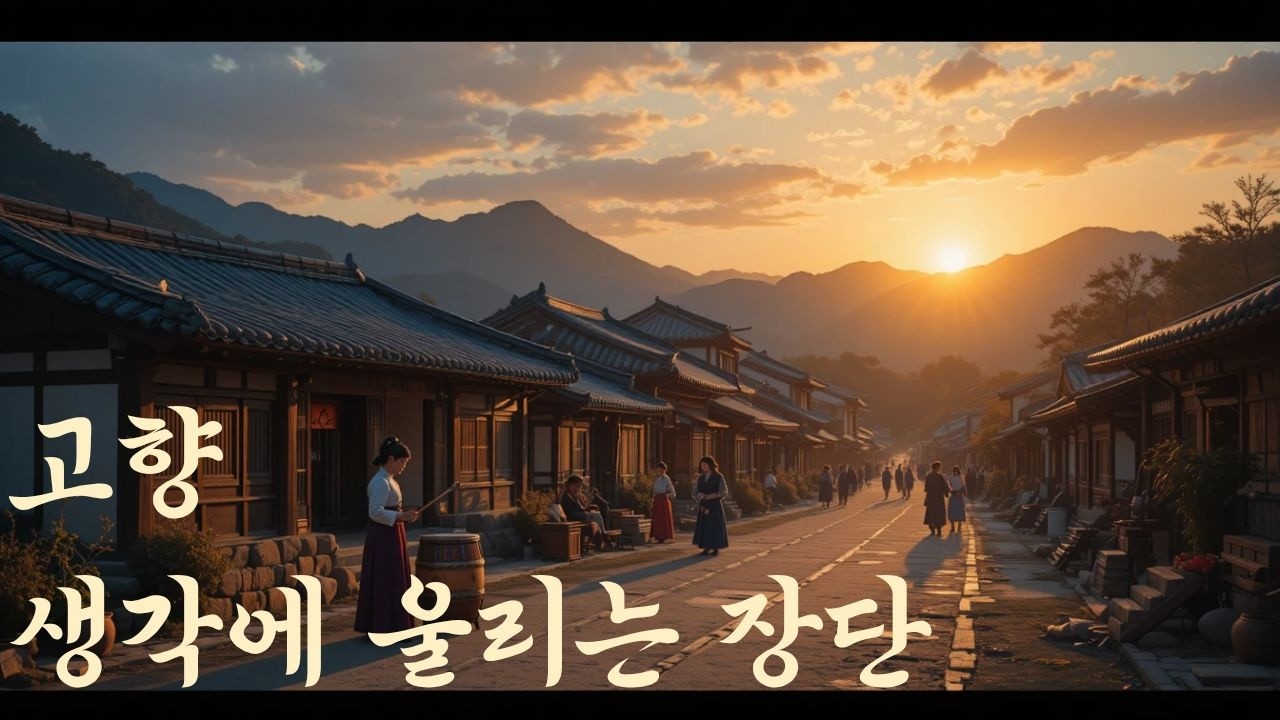 고향생각에 울리는 장단