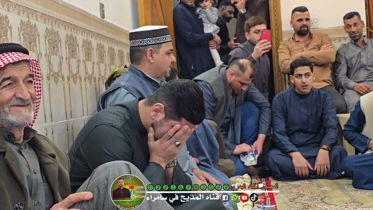 المداح السيد سعد الشاماني اجمل مديح بحق سيدنا النبي ﷺ