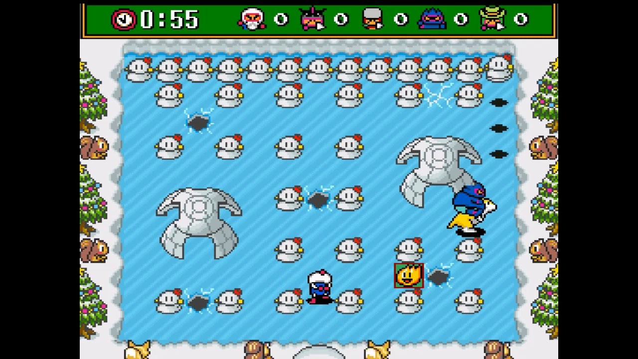 Super Bomberman 3 - Battle Mode all Stages Hard Mode