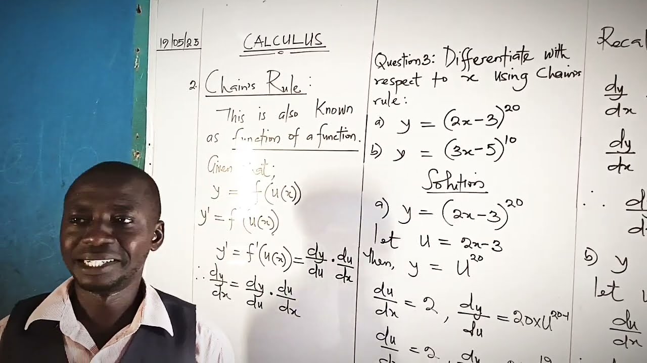 II Chain's Rule Method II Differentiation wrt x II dy/dx II Part 2