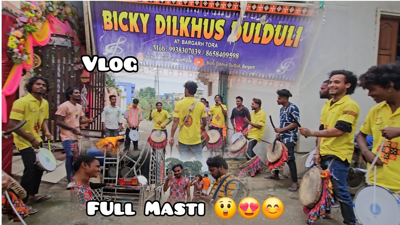 Bicky Dilkush Dulduli Bargarh  !!Vlog Video!! Full Masti 👌 Full Dance 💃 !! #vlogvideo