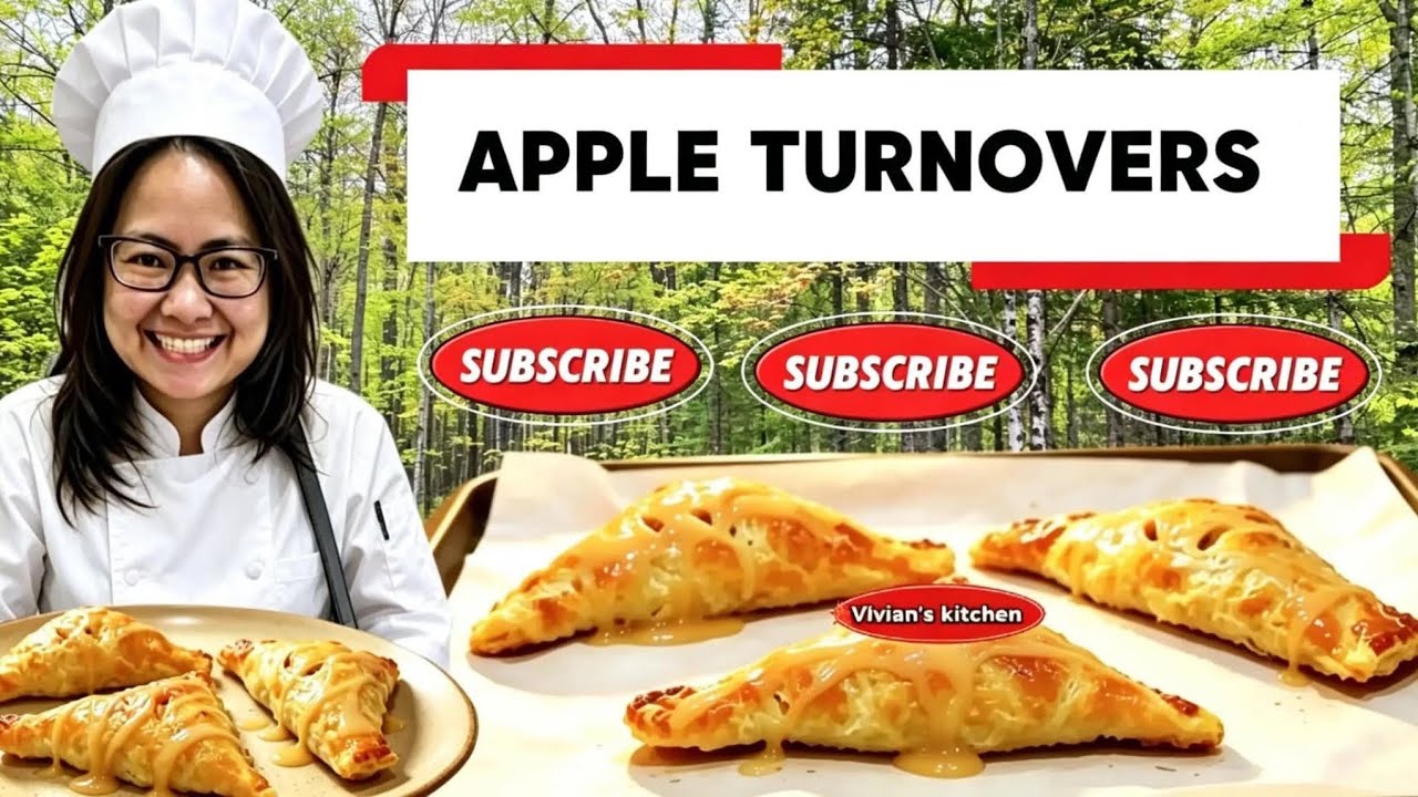 Easy Apple Turnovers Recipe | A Sweet Pastry Made From an Apple Filling!