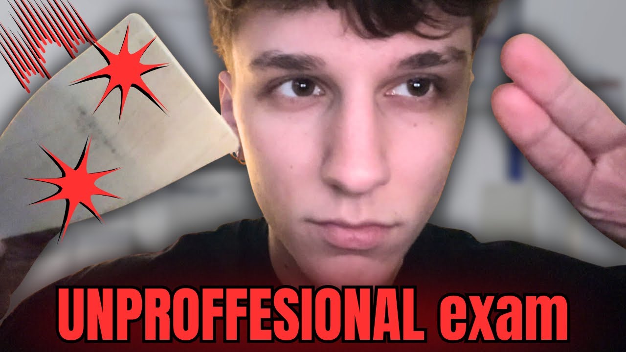 ASMR super unprofessional cranial nerve exam (but super tingly) 🫨🤤 