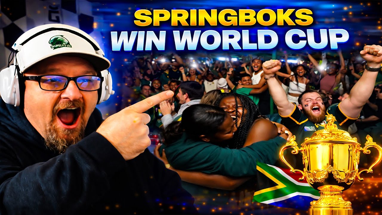 American Reacts to Springbok 🏉 Fans Celebrate World Cup Win | Can't wait until 2027