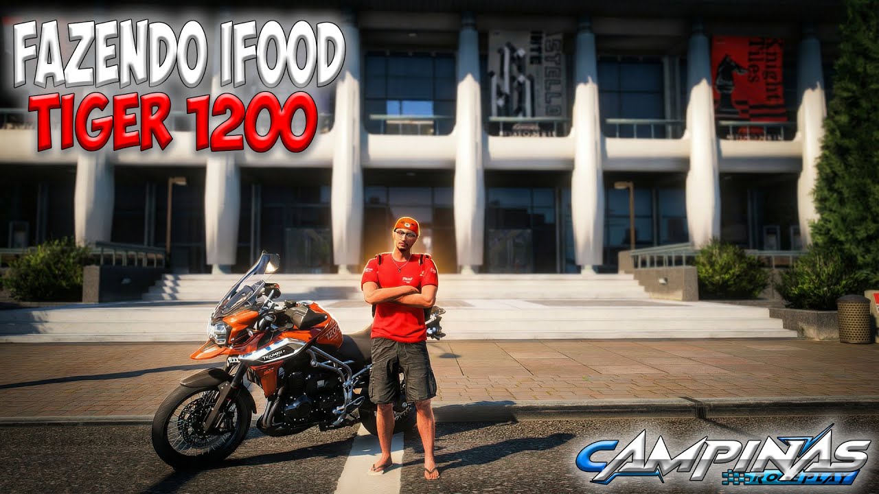 TUNEI o motor da TIGER 1200 e ENTREGUEI IFOOD com ela - Campinas RP - #38