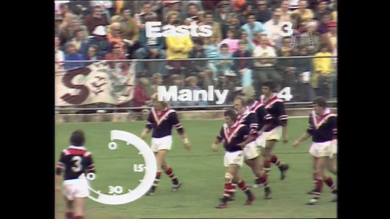 Rd 4, Manly Warringah Sea Eagles v Eastern Suburbs Roosters, Brookvale Oval, 1975