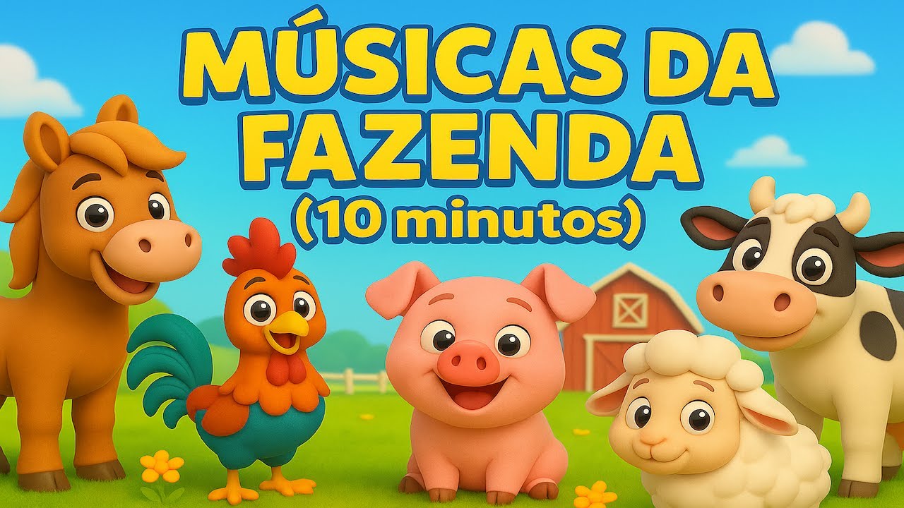 MÚSICA INFANTIL: 🎸 🐷 MÚSICAS DA FAZENDA 🐄 🪗