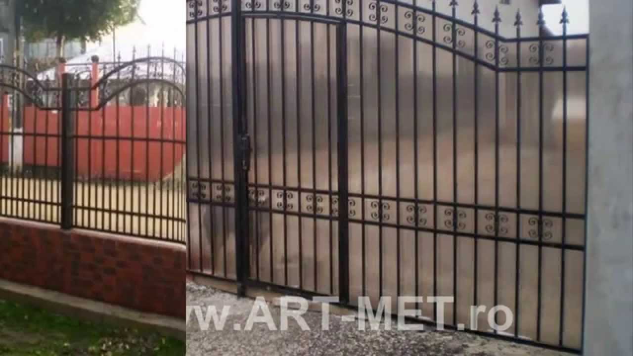 Fier Forjat Porti Garduri Balustrade Scari Balcoane Copertine Grilaje 0722977822