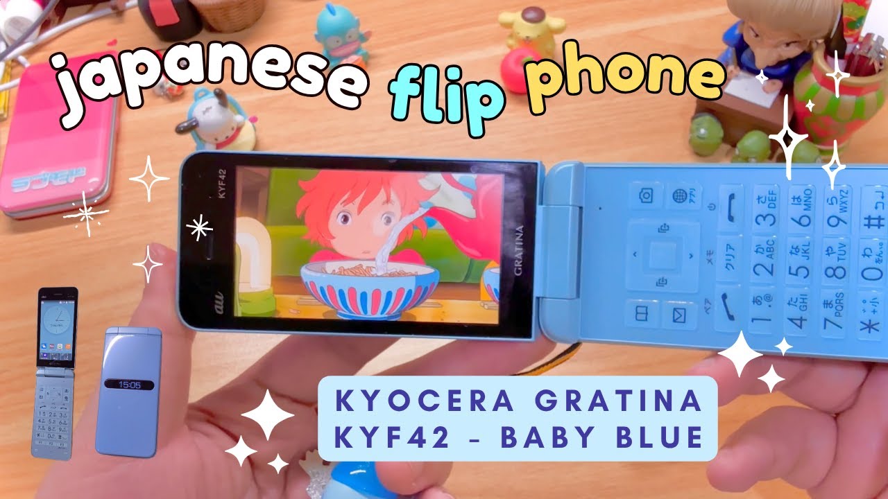 🫧 this cute japanese flip phone made me ditch my smartphone 🐬 kyocera gratina kyf42 review