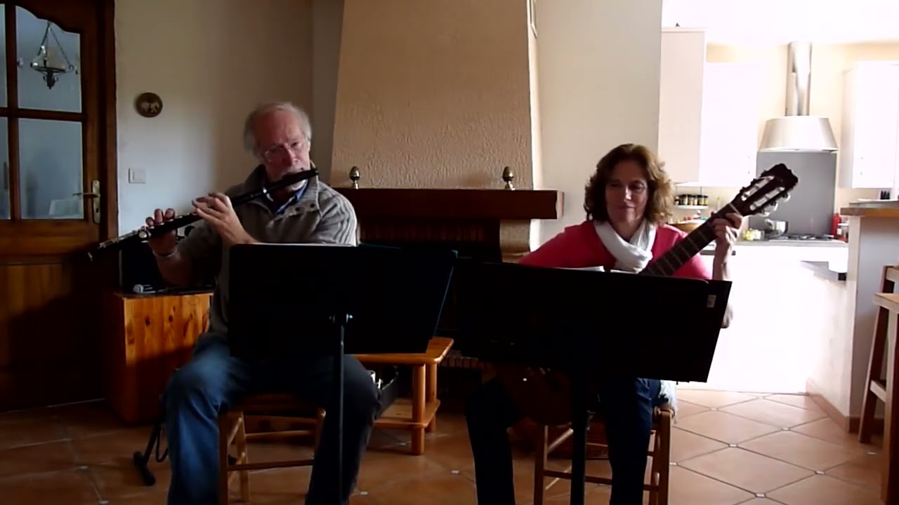 'Greensleeves': Trad  English (flute & guitar).
