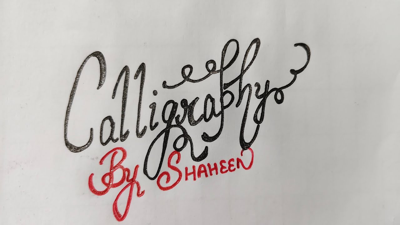 Live name writing 