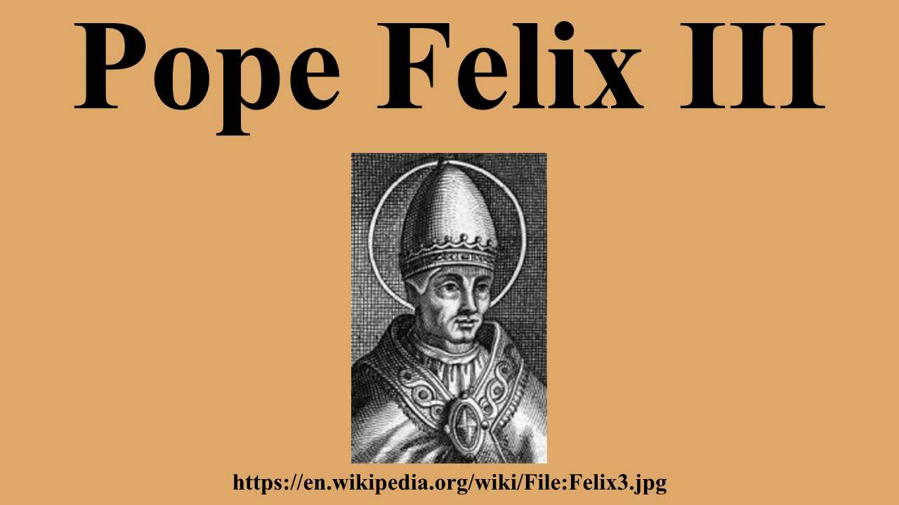 Pope Felix III