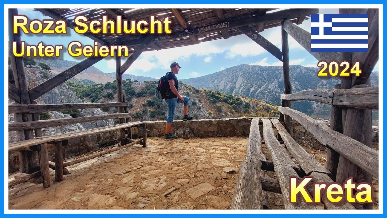 Kreta 2024 | Wanderung durch die Roza Schlucht | 4K |