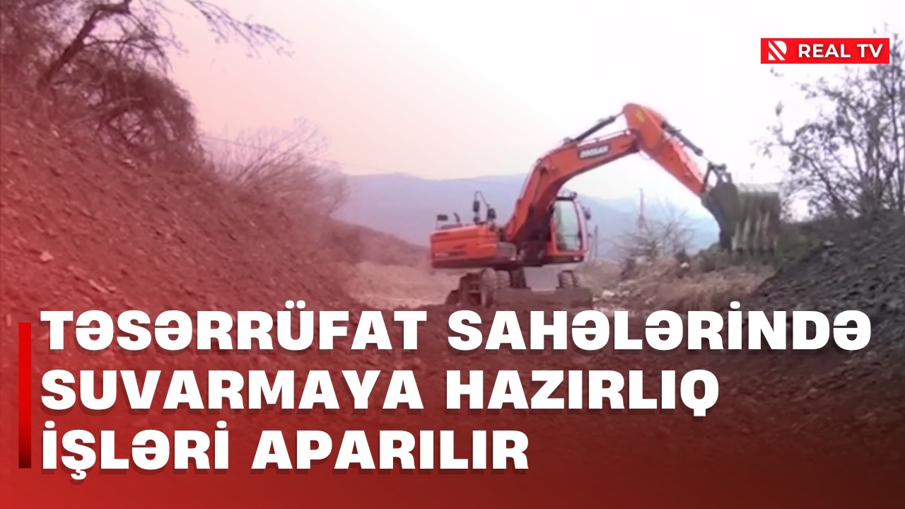 Təsərrüfat sahələrində suvarmaya hazırlıq işləri aparılır