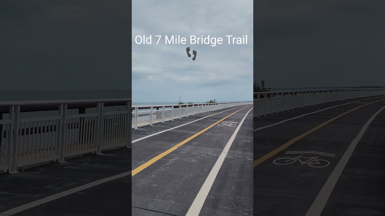 Old 7 Mile Bridge in Florida Keys #hiking #floridakeys