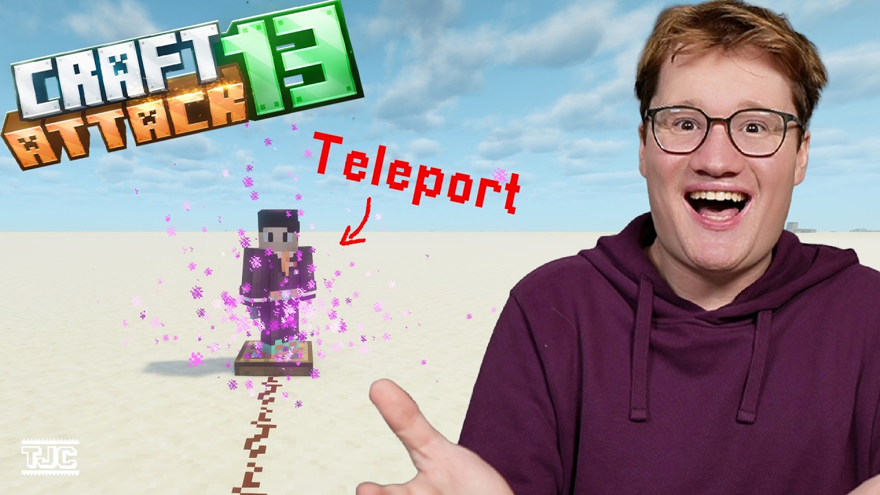 TELEPORT DURCH REDSTONE ist NICHT KOMPLIZIERT | Craft Attack 13