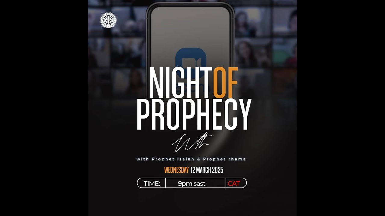 NIGHT OF PROPHECY | Prophet Isaiah Brian Sovi & Prophet Rhama | 12 MARCH 2025