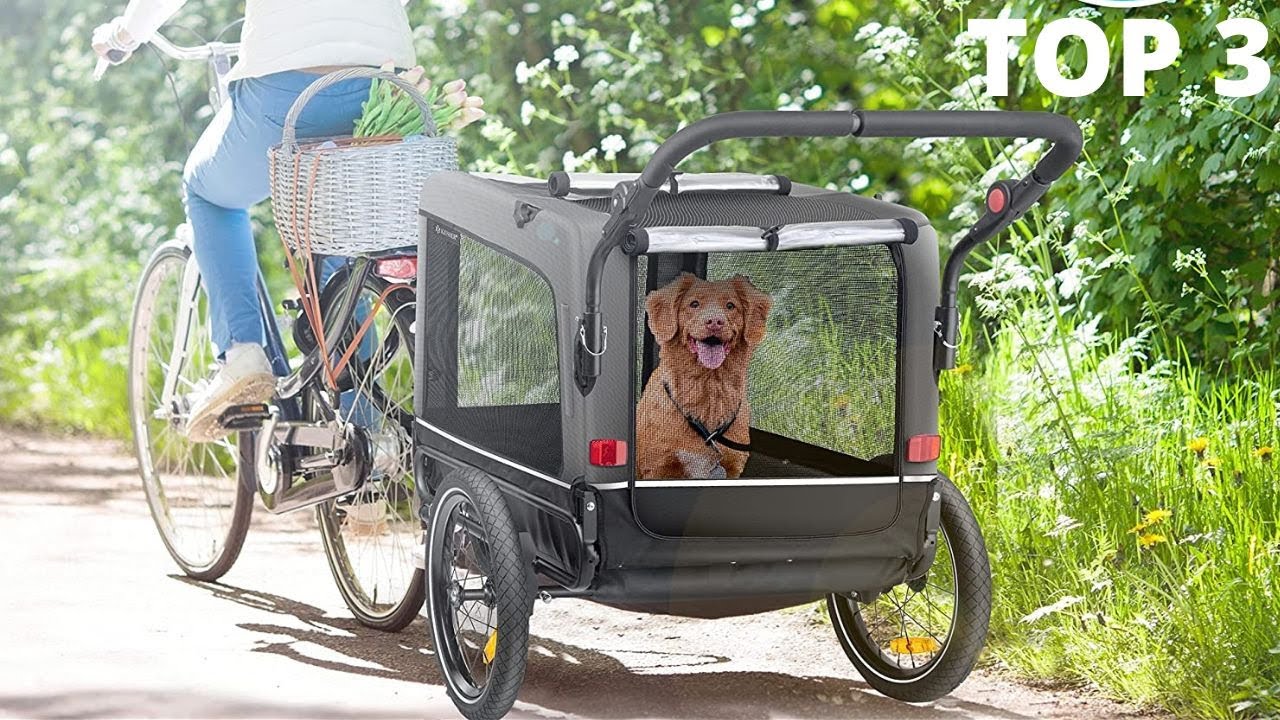 TOP 3 : Meilleur Remorque de Vélo pour Chien et Animaux ✅  de 2023