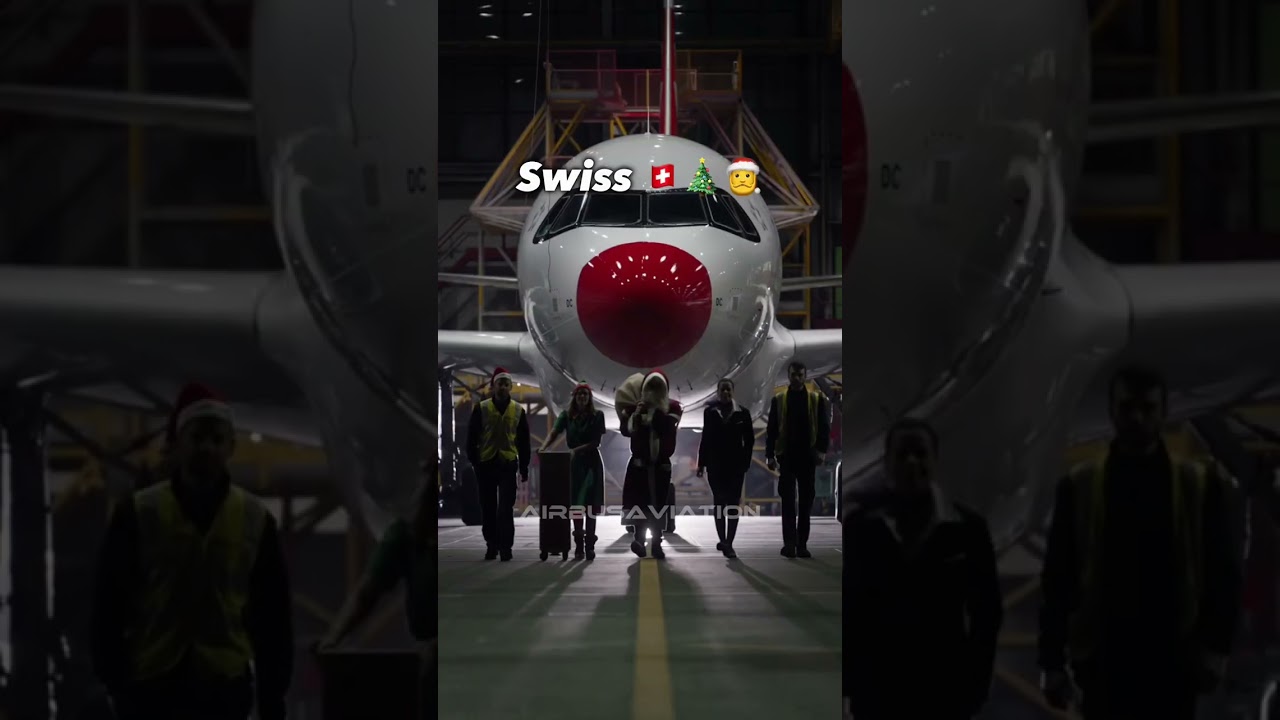 Swiss Airlines at Christmas 🇨🇭🎄🎅 - 