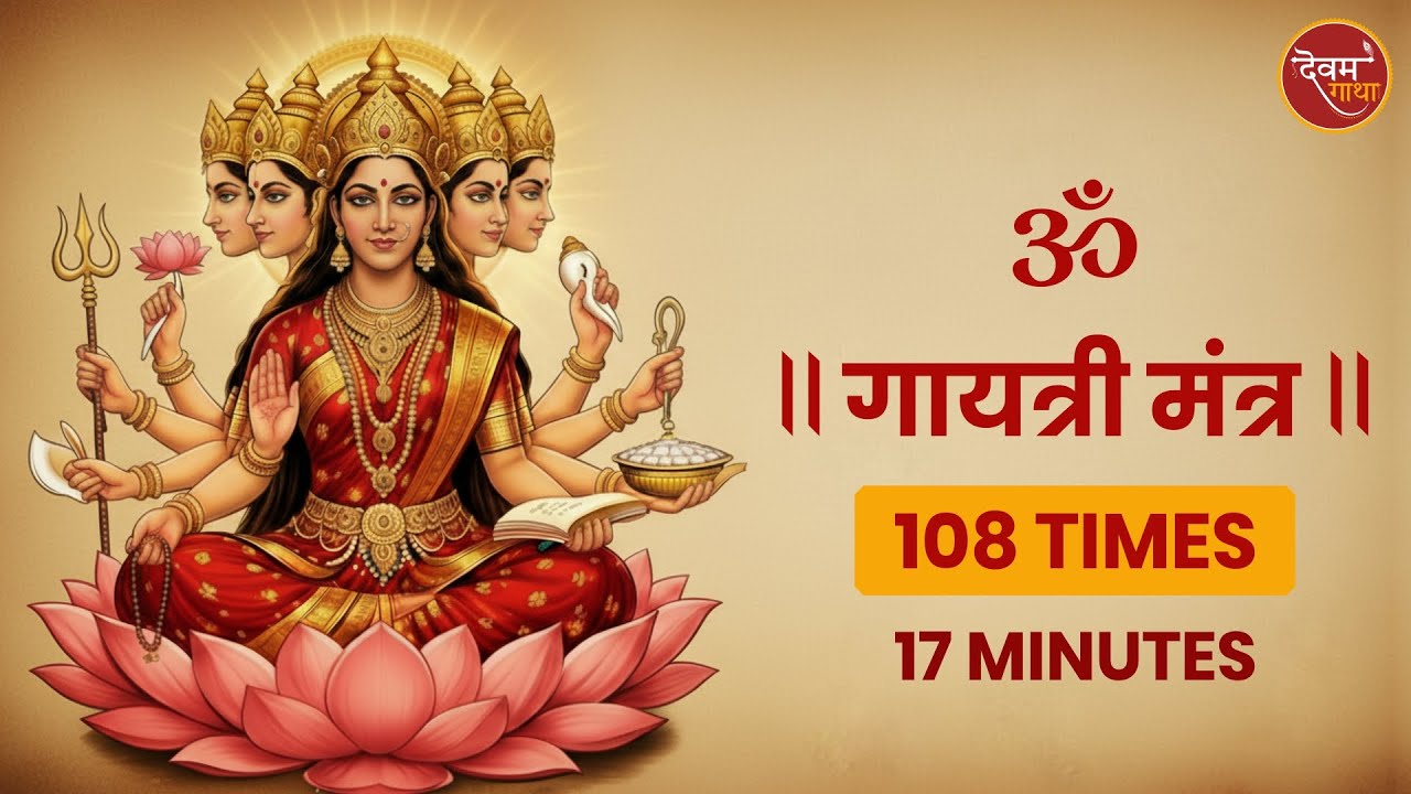 Gayatri Mantra Fast 108 Times | Powerful Gayatri Mantra #gayatrimantra #ombhurbhuvahswah