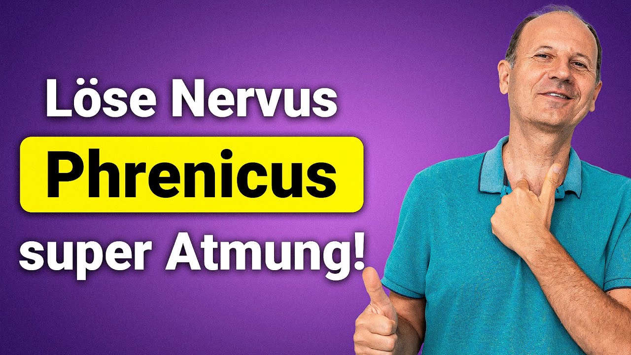 Löse Halsmuskeln/ nervus phrenicus und atme sofort länger ein/ Mehr Energie