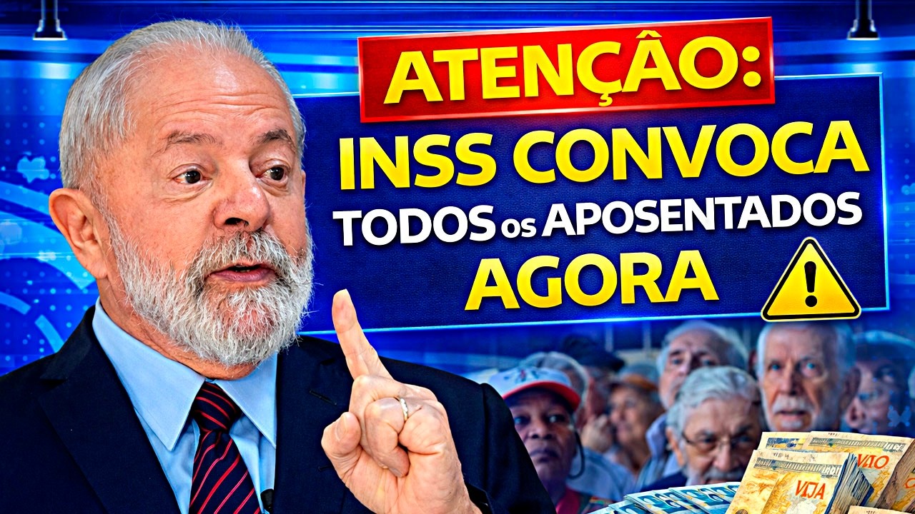 🔴RISCO de BLOQUEIO: INSS EMITE ALERTA URGENTE para TODOS APOSENTADOS!
