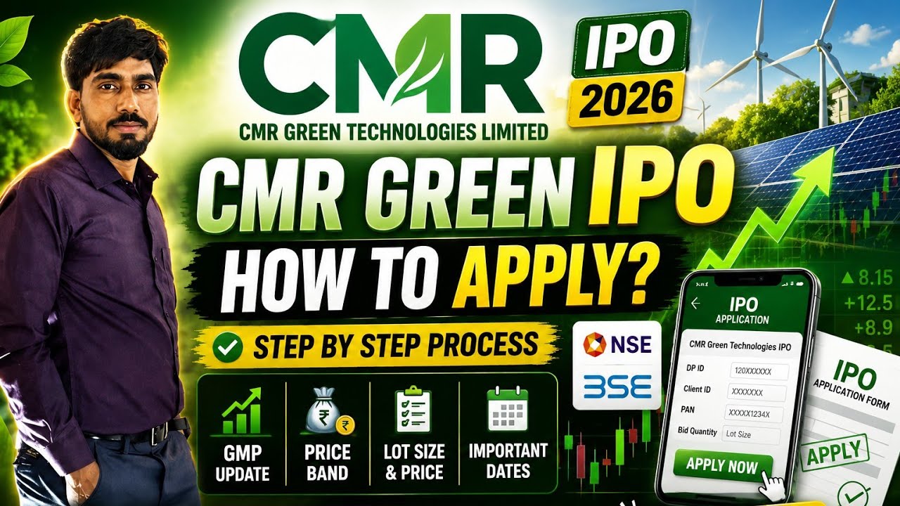 CMR Green Technology IPO Apply Kaise Kare 2026 | Complete IPO Application Process